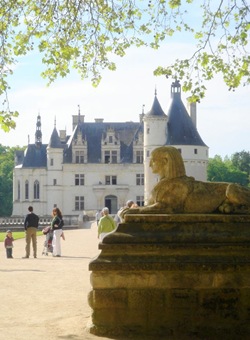 Château de Chenonceau-sphinx