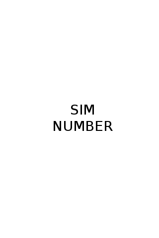 My Sim Number