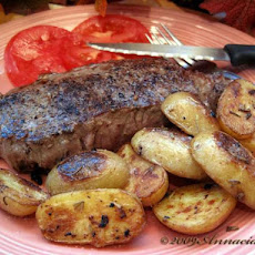 Potatoes Seasoned With Lavender and Rosemary.