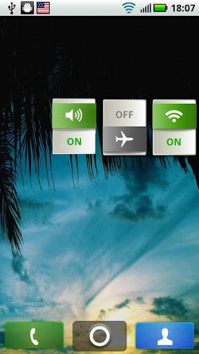 Silent Toggle Widget Blur