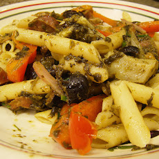 Baked Mostaccioli with Peppers