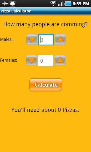 Pizza Calculator