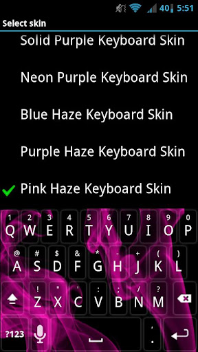 Pink Haze Keyboard Skin