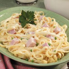 Creamy Ham Fettuccine