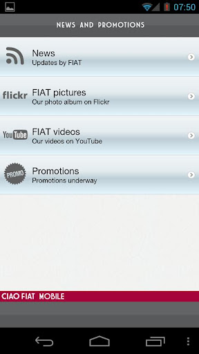 【免費生活App】Ciao Fiat Mobile-APP點子