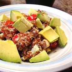 Red Quinoa and Avocado Salad
