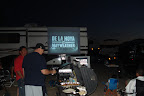 Fight night at the Camp Ground... Rob's work is done.