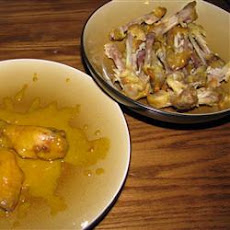 Sweet Hot Mustard Chicken Wings