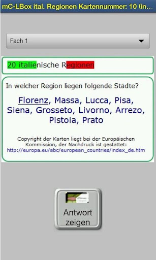 mC-LBox: ital. Regionen