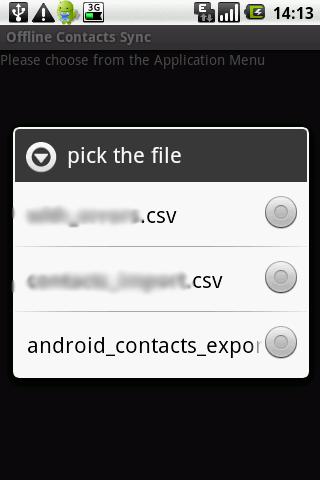 Offline Contacts Sync