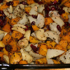 Butternut and Cranberry Casserole