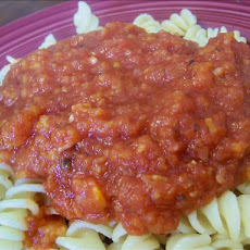 Crock Pot Marinara Sauce (Vegetarian and Fat-Free)