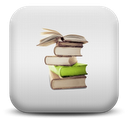 Book Collection + Catalog mobile app icon