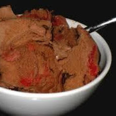 Xocai Ice Cream with Strawberries
