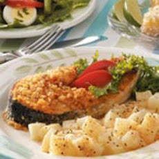 Crispy Salmon Steaks