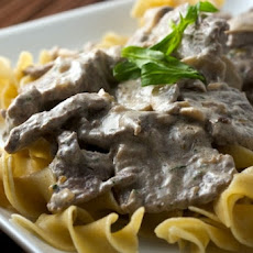 Beef Stroganoff