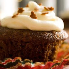Gingerbread Cupcakes with Lemon Cream Cheese Frosting