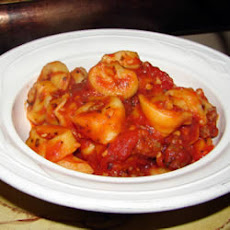 Slow Cooker Cheesy Tortellini