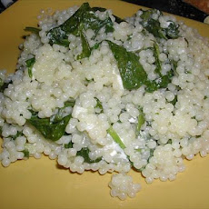 Acini Di Pepe With Spinach and Feta