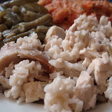 Easy Luncheon Chicken and Rice Casserole