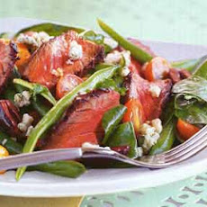 Grilled Steak Salad with Green Beans and Blue Cheese