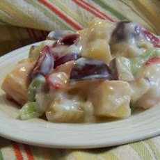 Fruit Salad with Vanilla Yogurt