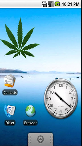 【免費個人化App】Cannabis Leaf Sticker Widget-APP點子