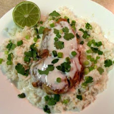 Pina Colada Pork Chops