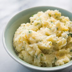 Mashed Rutabaga with Sour Cream and Dill
