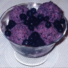 Blueberry Yogurt Ice Cream