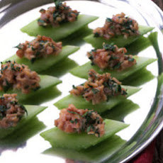 Deviled Ham on Celery