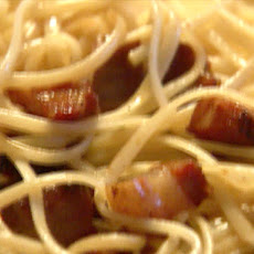 Linguine with Garlic Oil and Pancetta