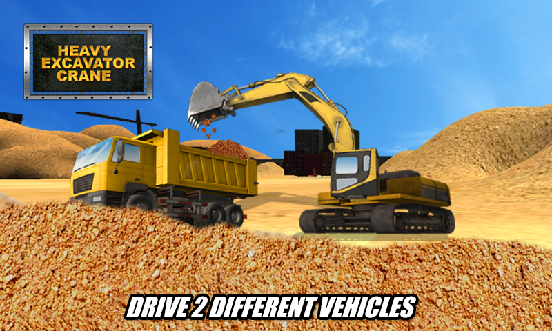 Android application Heavy Excavator Simulator Game screenshort