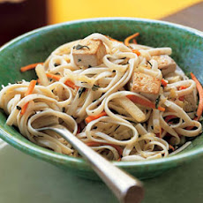 Pan-Fried Udon Noodles with Teriyaki Sauce