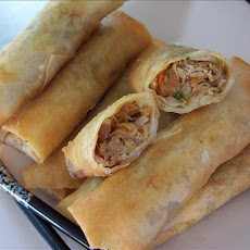 Ginger Pork Spring Rolls