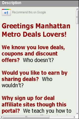 Deals NYC Earn Rewards Cash