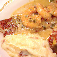 Broiled Fish with Shrimp and Jalapeno-smoked Corn Beurre Blanc