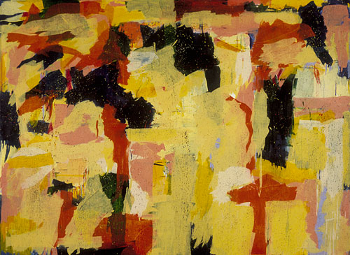 <strong>Allophanes I</strong>
<br />Acrylic & graphite on canvas
<br />64” x 88”
<br />1981
<br />Collection: Canada Council Art Bank, Ottawa