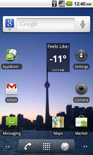 Wind Chill Widget