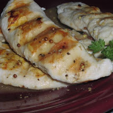 Grilled Chicken With Three-Mustard Sauce