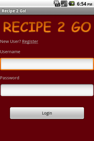 Recipe 2 Go