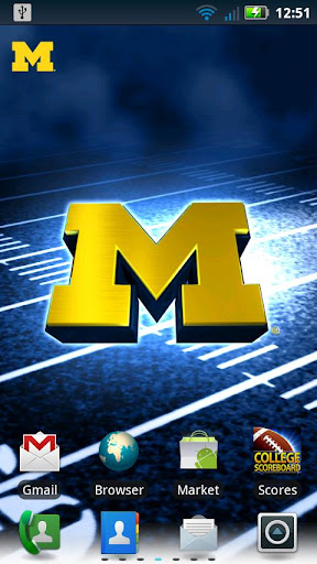 【免費個人化App】Michigan Wolverines Revolving-APP點子