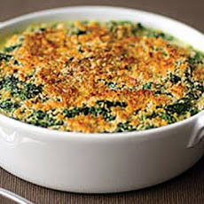Fantastic Creamed Spinach Gratin
