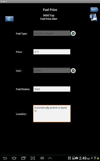 Mild Tap Fuel Price Alert-5