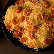 Angel Hair Pasta with Spicy Vodka Sauce Recipe