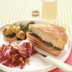 Pressed Salami Sandwiches