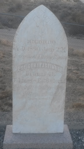 Rabagliatti Grave Marker 1890 