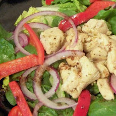 Warm Chicken Spinach Salad