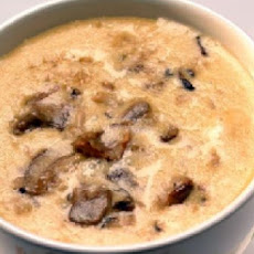 Brie and Wild Mushroom Fondue