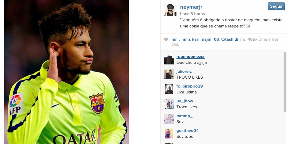 nota-futi-neymar-instagram